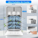 Leaper portable desktop air cooler fan - British product