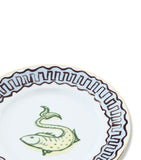 GINORI 1735 porcelain dessert plate with gold threading 22cm, UK version