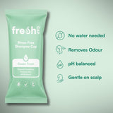 FreshWipes Rinse-Free Shampoo Cap 3 pack bundle, UK version