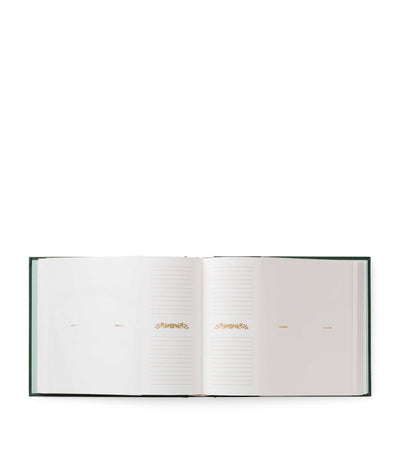 Broderert fotoalbum for 6x4 tommers bilder, rommer 200 bilder