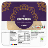 ASDA 8 Poppadoms 64g GOODS ASDA   