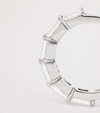 Anita Ko white gold diamond baguette floating ring, imported from the UK