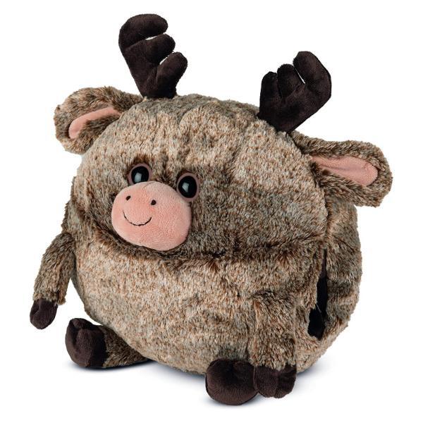 Cozy Noxxiez Reindeer plush hand warmer cushion, imported from the UK