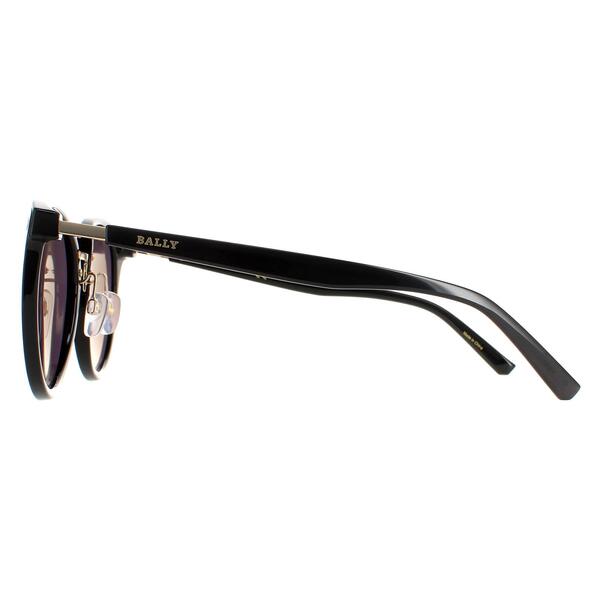Bally BY0043-K black round sunglasses - British product