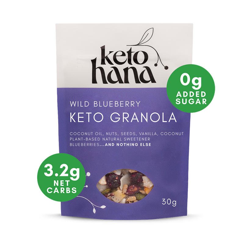 Keto Hana Wild Blueberry Granola 300g - British product