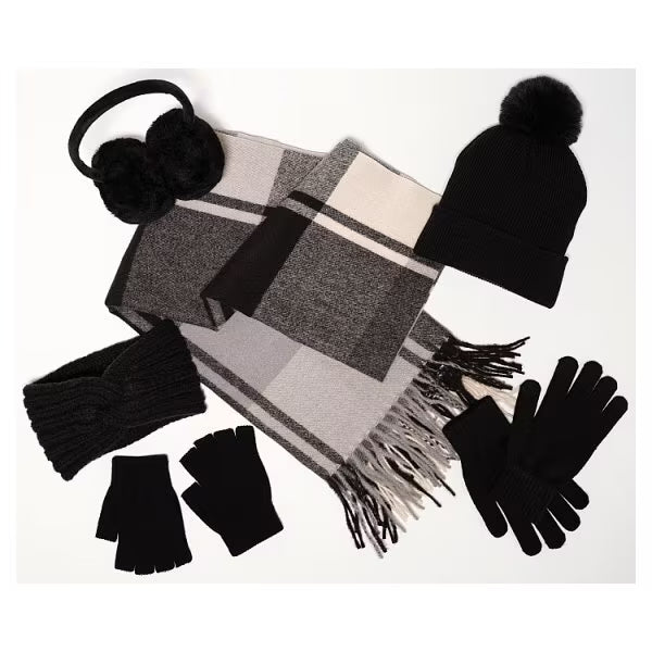 Superdrug fingerless gloves black (British brand)
