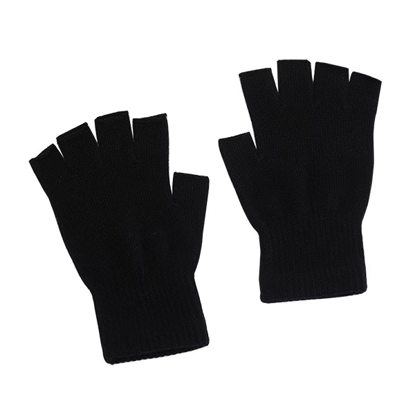 Superdrug fingerless gloves black (British brand)
