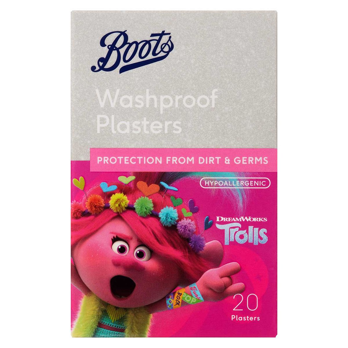 Boots Trolls Washproof Plasters 20s GOODS Boots   