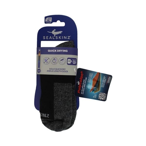 Sealskinz Solo QuickDry breathable ankle socks unisex (British brand)
