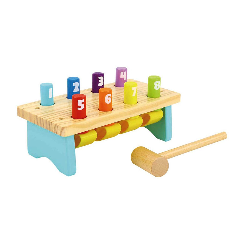 Tooky Toy Wooden Knock Bench