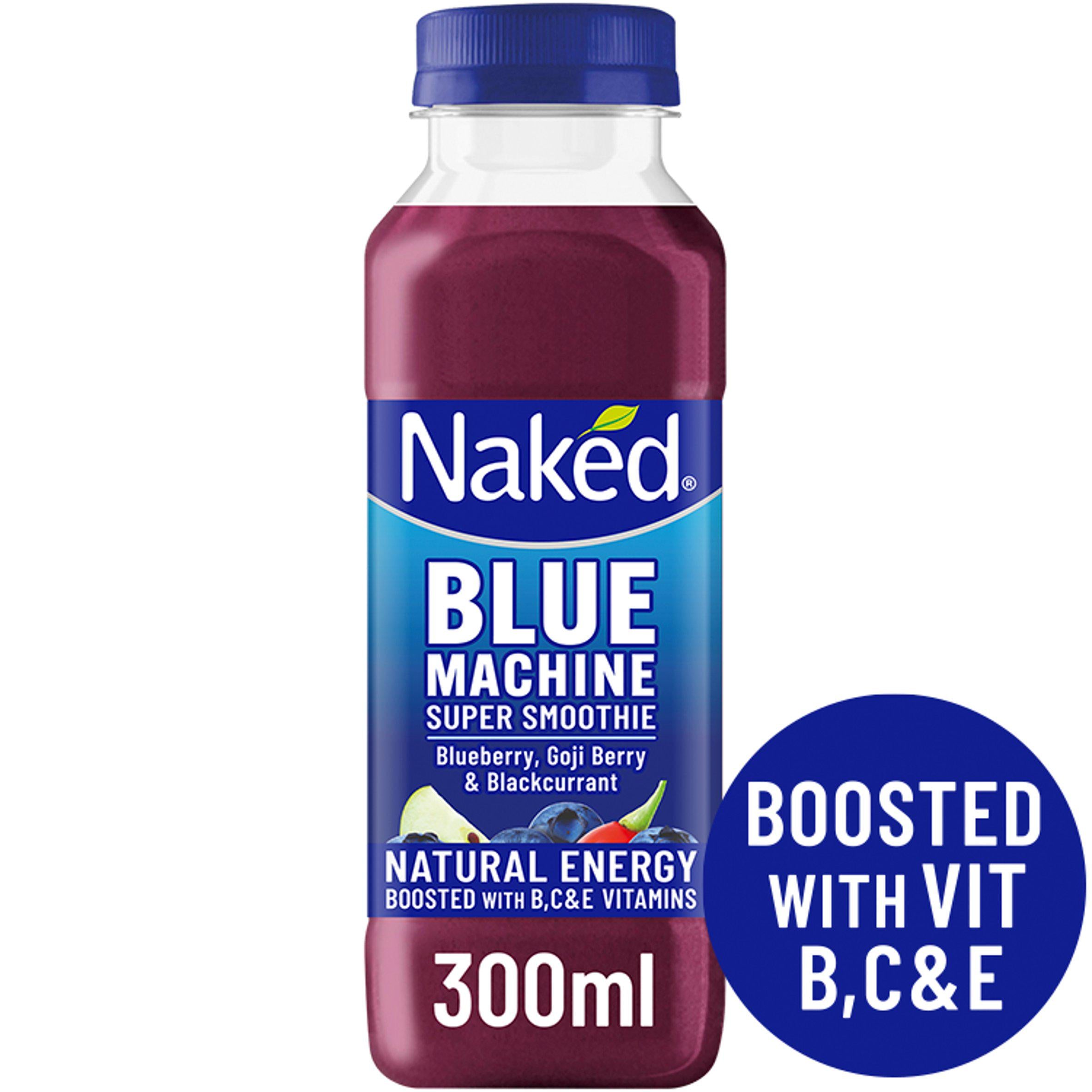 Naked Blue Machine Super Smoothie 300ml All chilled juice Sainsburys   