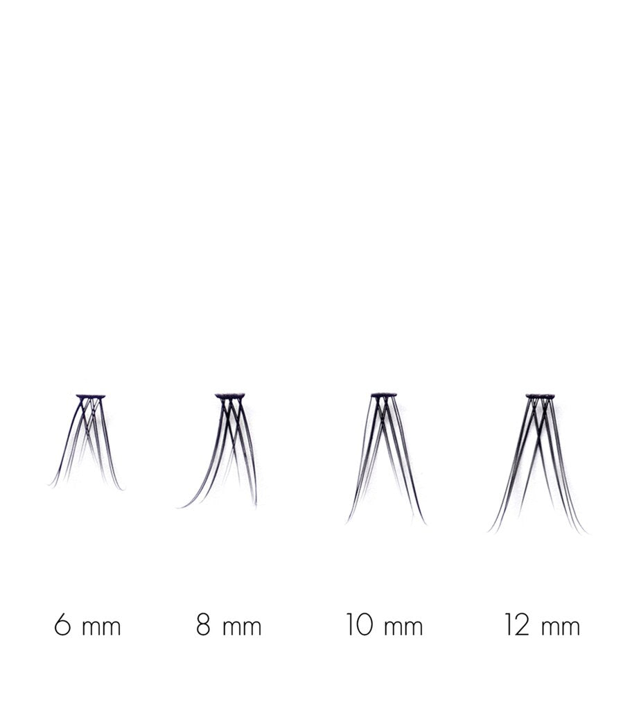 Sweed individual false eyelashes set with varying lengths (British brand)