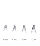 Sweed individual false eyelashes set with varying lengths (British brand)