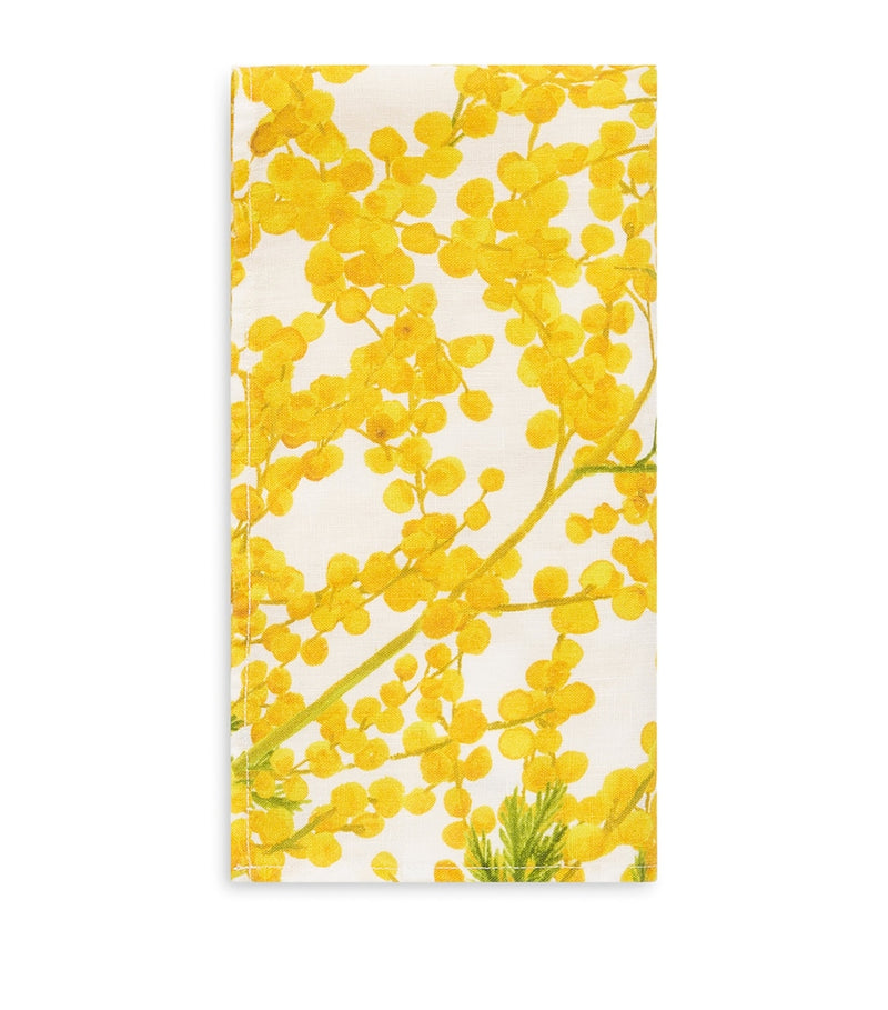 Summerill & Bishop linen Mimosa napkin 50cm x 50cm (British brand)