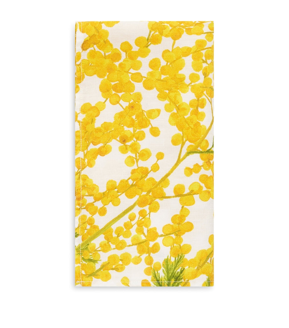 Summerill & Bishop linen Mimosa napkin 50cm x 50cm (British brand)