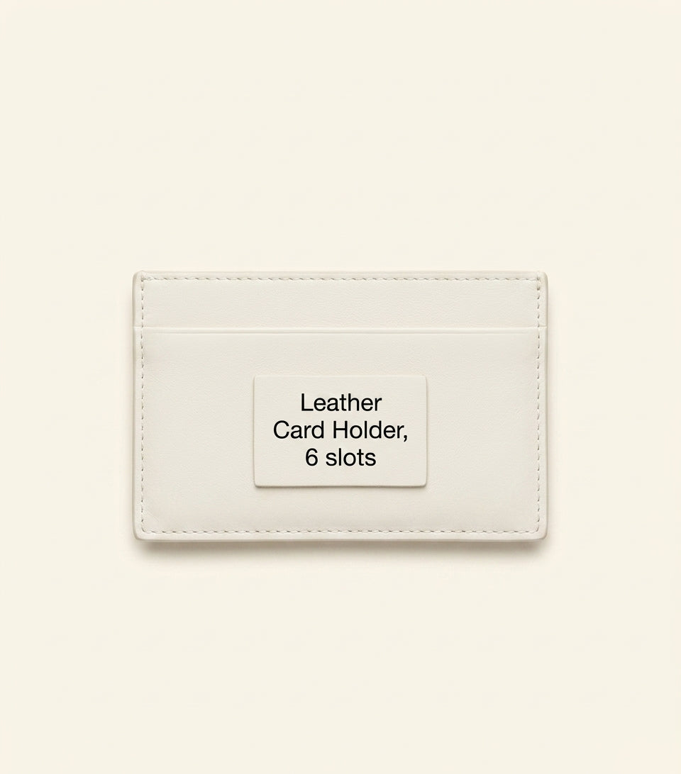 Prada goatskin woven card holder, UK version