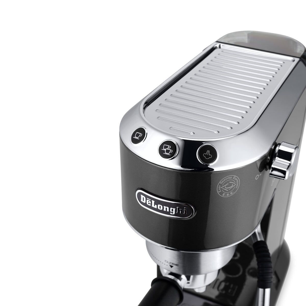 De'Longhi Dedica Arte Pump Espresso Coffee Machine in Grey, EC885.GY