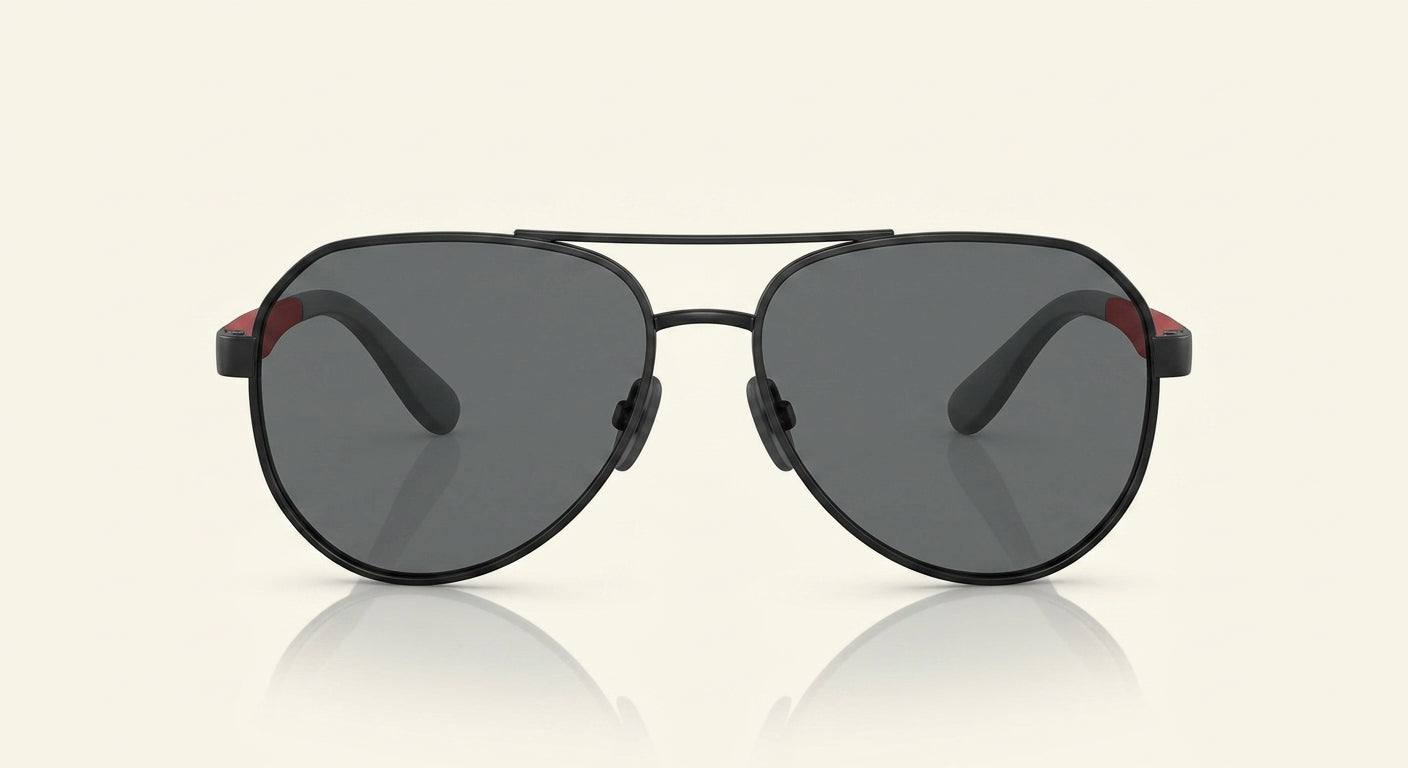 Prada Linea Rossa metal aviator sunglasses A50S - British product