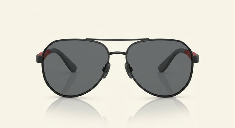 Prada Linea Rossa metal aviator sunglasses A50S - British product