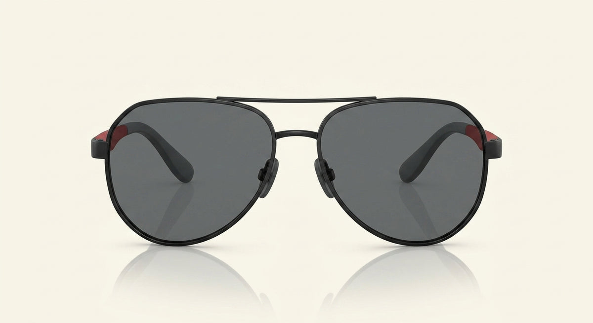 Prada Linea Rossa metal aviator sunglasses A50S - British product