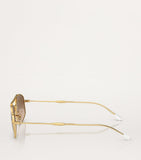 Ray-Ban metal RB3719 sunglasses with double bridge - British product