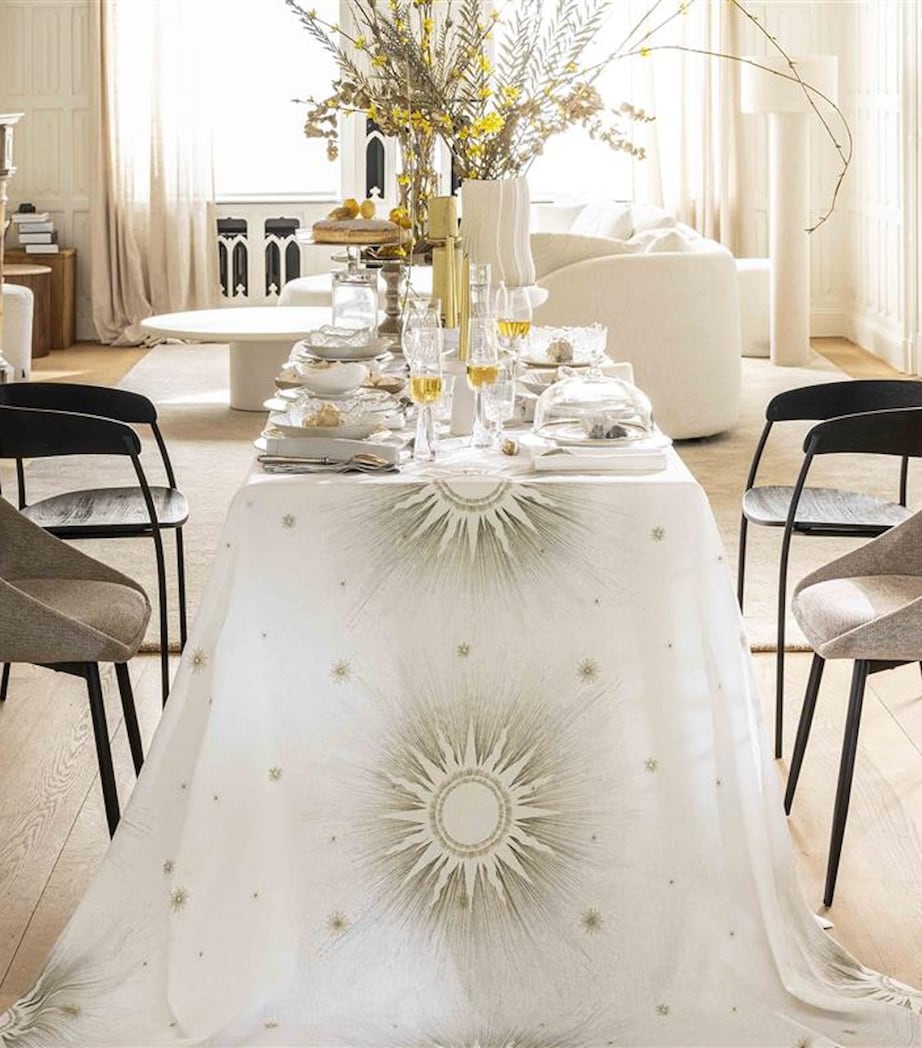 Alexandre Turpault linen tablecloth Poussiere d'etoile 170cm x 320cm (British brand)