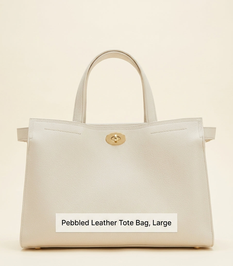 Burberry small leather Cotswolds check tote bag (British brand)