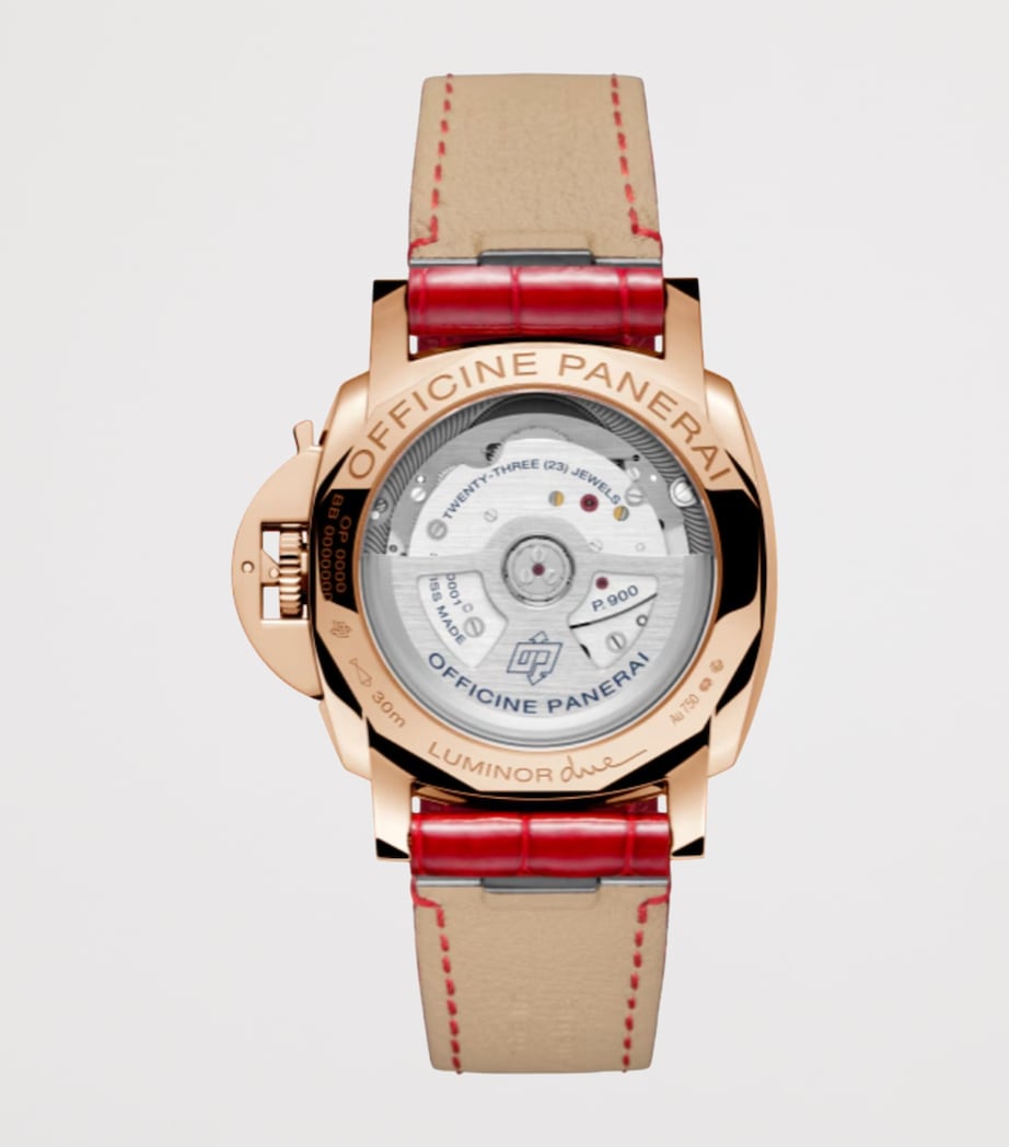 Panerai Luminor Due rose gold watch 38mm (British brand)