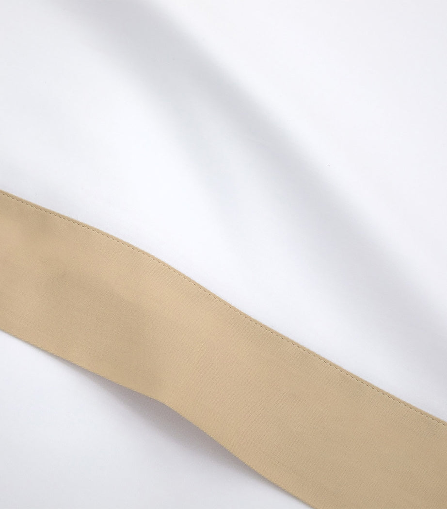 Yves Delorme Linea Dune Super King flat sheet 270cm x 295cm (British brand)