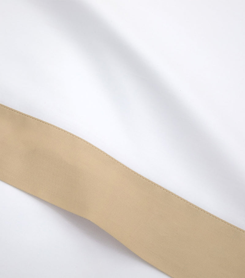 Yves Delorme Linea Dune Super King flat sheet 270cm x 295cm (British brand)
