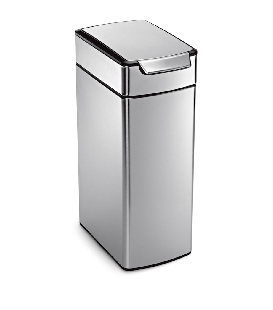 Simplehuman slim brushed steel pedal bin 40L (British brand)