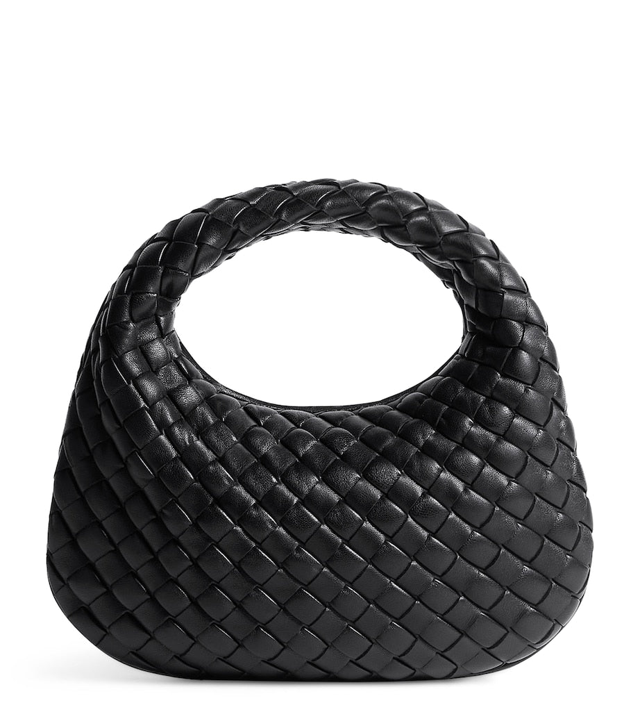 Bottega Veneta Baby Leather Veneta Shoulder Bag, UK version