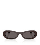 Vogue oval sunglasses in glossy acetate, UK version
