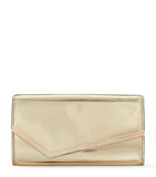 Jimmy Choo Emmie clutch bag with metallic finish, imported from the UK
