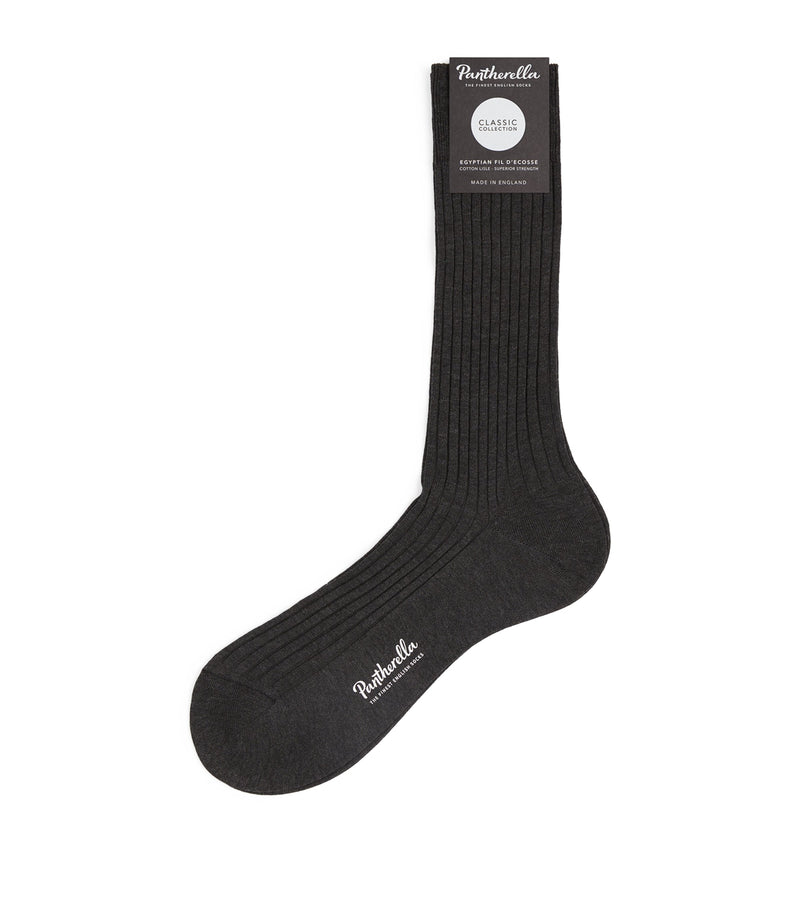 Pantherella Ribbed Danvers socks, imported from the UK