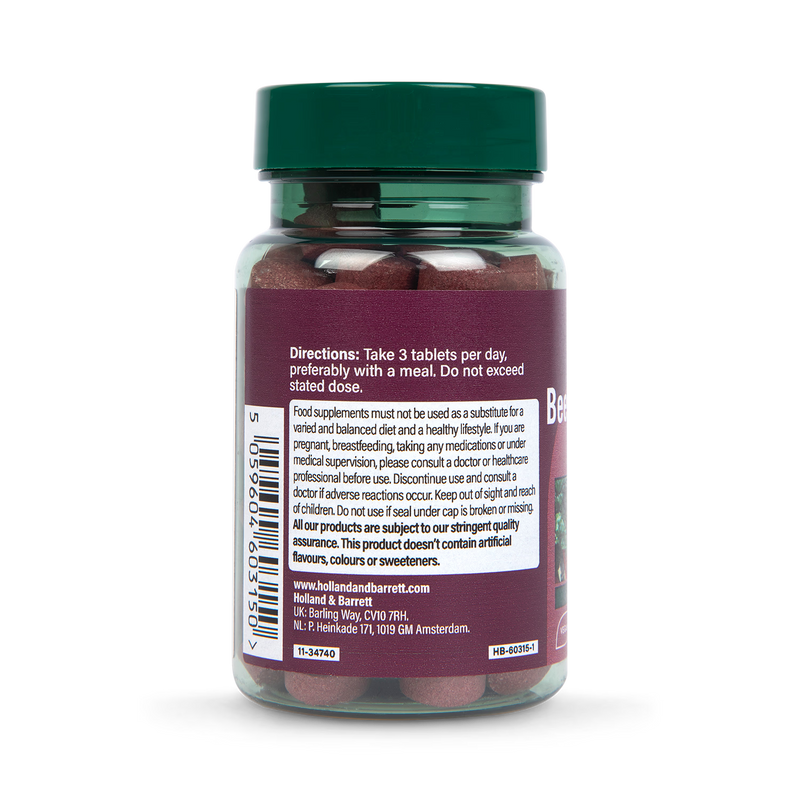 Holland & Barrett Beetroot Extract Tablets 90, UK version