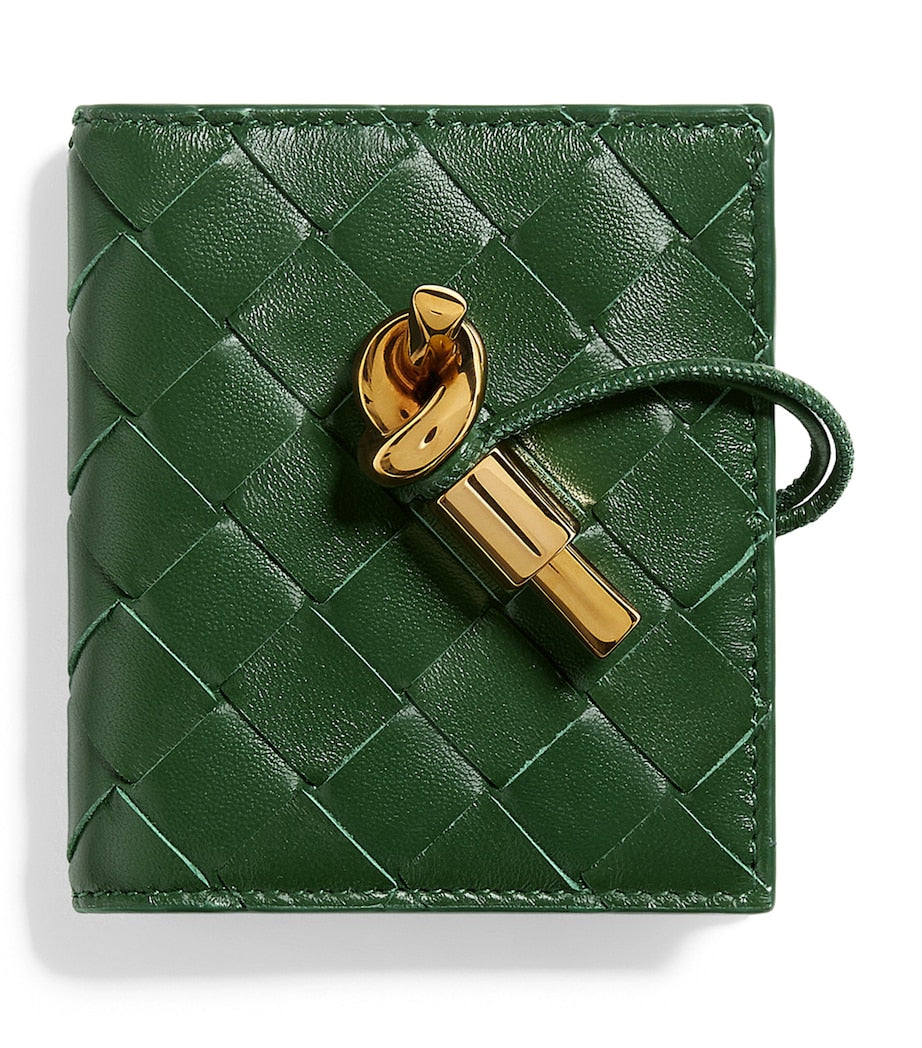 Porte-cartes à rabat Andiamo Bottega Veneta, importé du Royaume-Uni