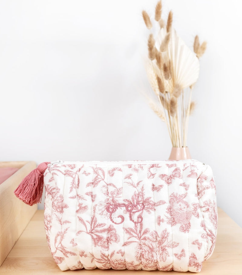 Tartine et Chocolat toiletry bag Toile de Jouy - British product