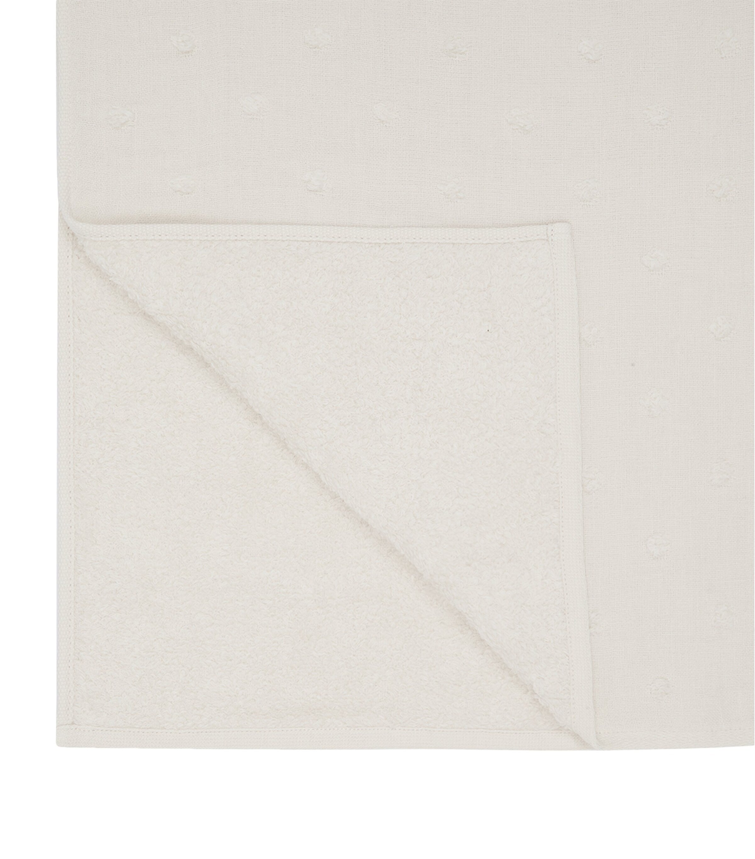 Uchino Zero Twist Gauze Dots hand towel 60cm x 100cm (British brand)