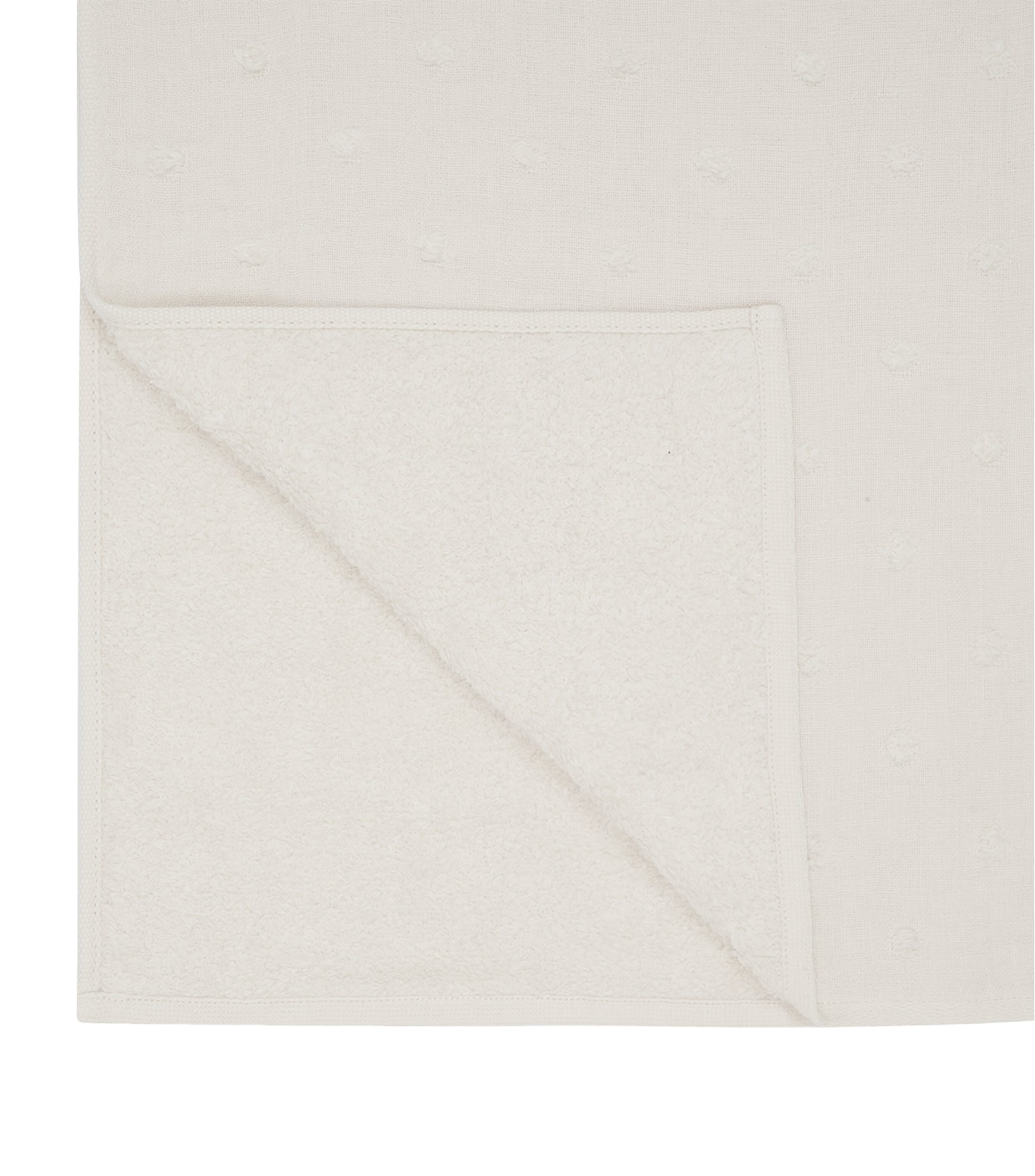 Uchino Zero Twist Gauze Dots hand towel 60cm x 100cm (British brand)