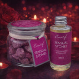 CorinCraft sensual aromatherapy lava stones gift set, UK version