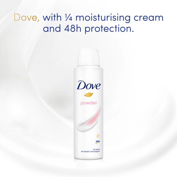 Dove Women Powder Anti-Perspirant Deodorant Spray 200ml GOODS Superdrug   