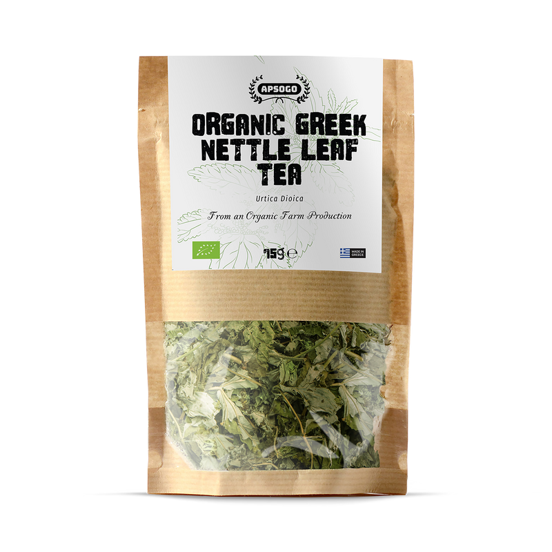 APSOGO organic nettle leaf tea loose leaf 75g, imported from the UK
