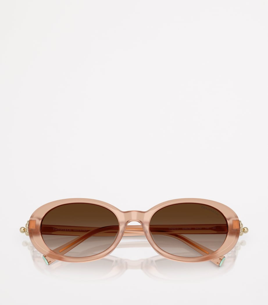 Tiffany & Co. oval acetate sunglasses, UK version