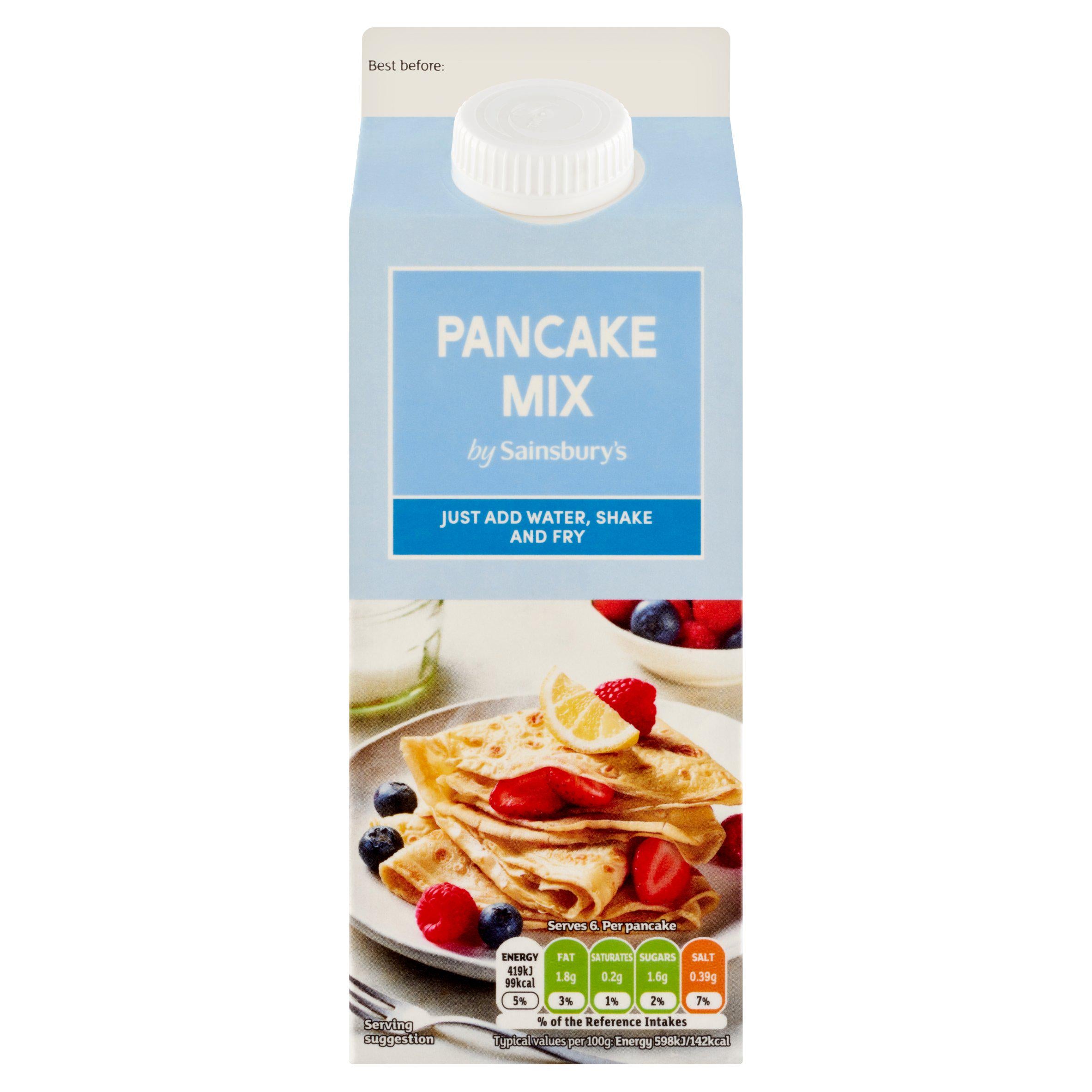 Sainsbury's Pancake Mix Shaker 155g flour Sainsburys   