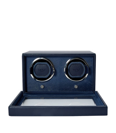 Harrods WOLF Cub Double Watch Winder with Cover- Buy online at McGrocer