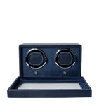WOLF Cub double watch winder with vegan leather cover - British product