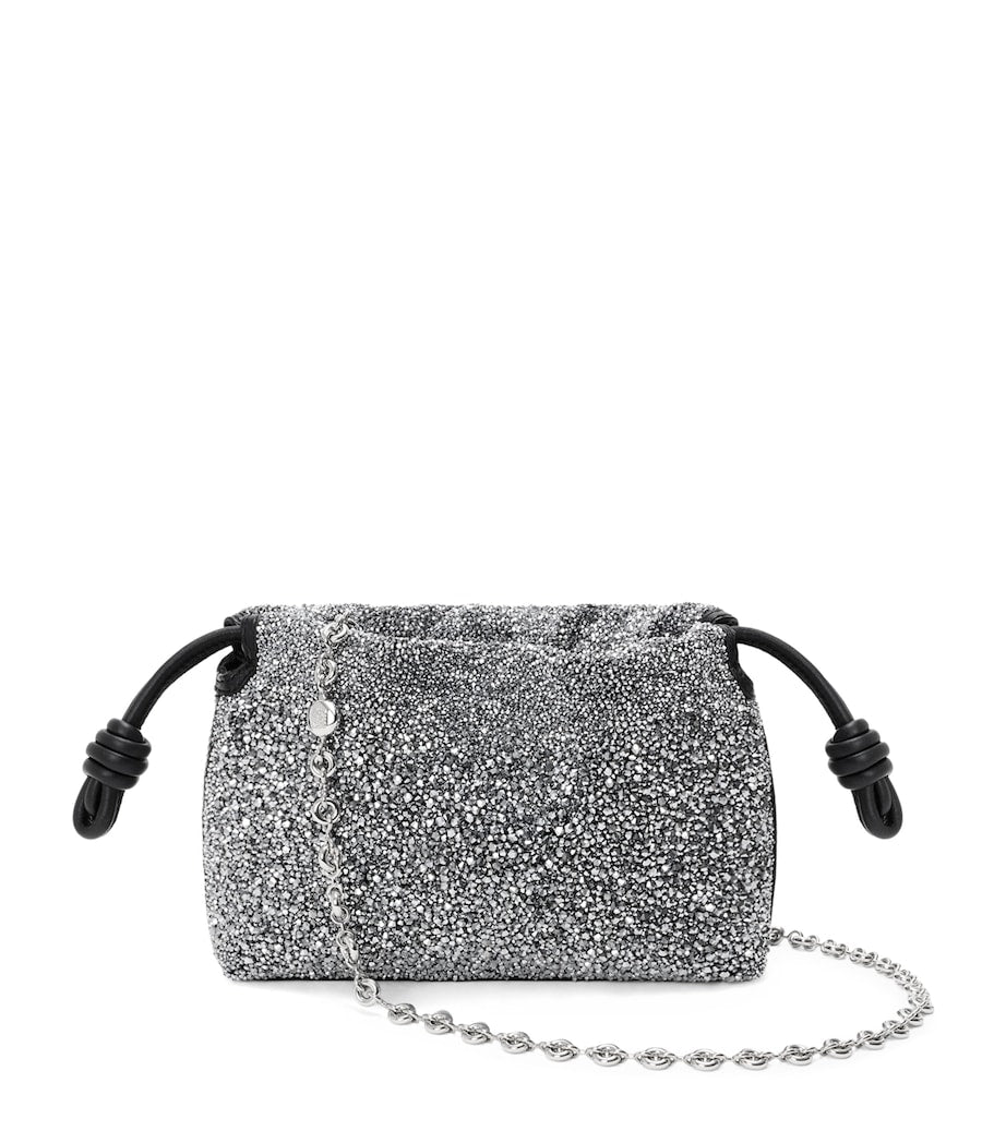 LOEWE Mini Beaded Flamenco clutch purse, imported from the UK