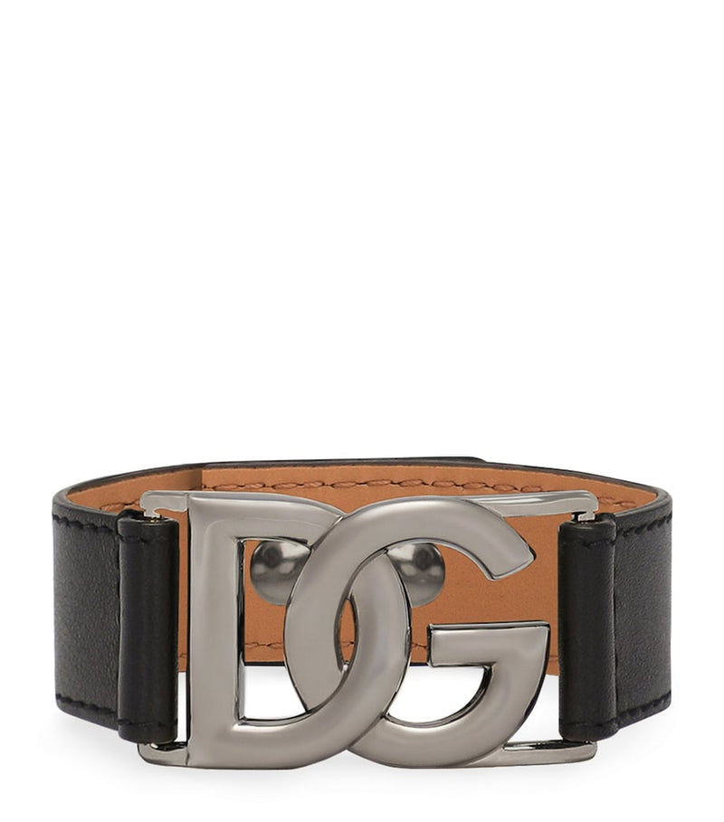Dolce&Gabbana leather logo bracelet - British product