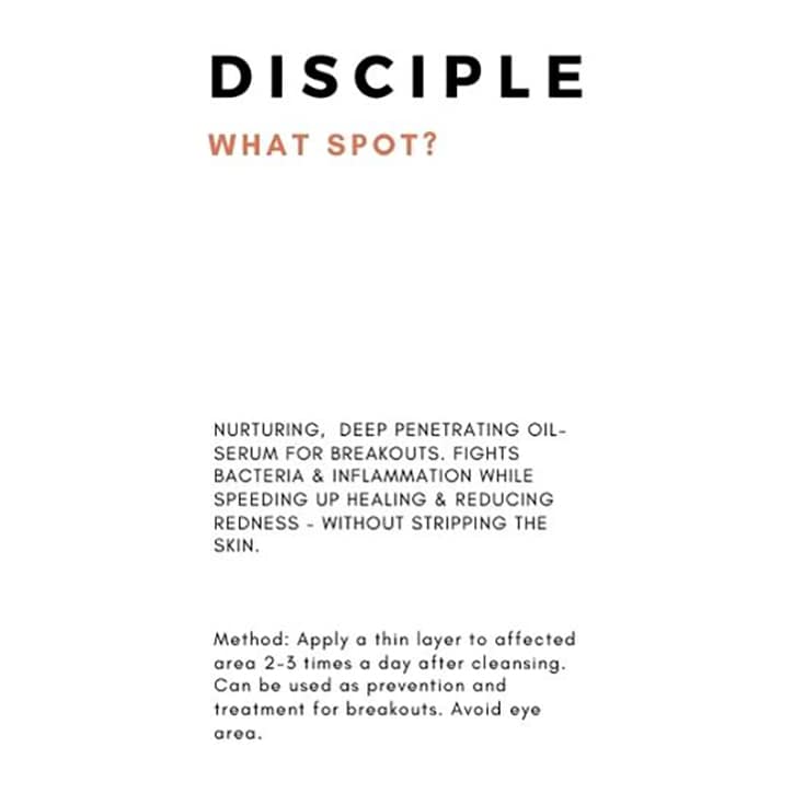 Disciple What Spot? 5ml Natural Face Care Holland&Barrett   